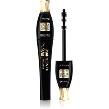 Bourjois Twist Up The Volume mascara cu efect de volum perie 2 in 1 - imagine 2
